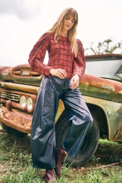 Natalie Top in Terracotta