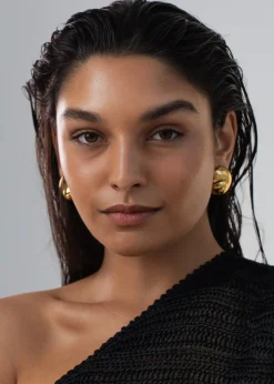 Natica Stud in Gold