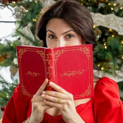 Naughty/Nice Embossed Journal