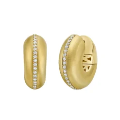 Nautilus Cyprus Diamond and Gold Hoops