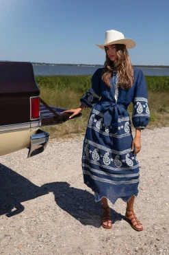 Navy Piper Dress