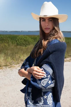 Navy Piper Dress