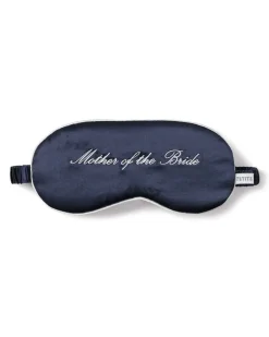 Navy Silk Mother of the Bride Sleep Mask