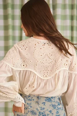 Naya Top in Ivory
