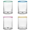 Nell Double Old Fashioned Assorted, Set of 4 in Multi