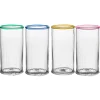 Nell Highball Assorted, Set of 4 in Multi