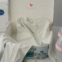 Nesting Box in Blue Bouquet Floral