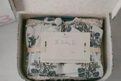 Nesting Box in Blue Bouquet Floral