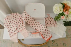 Nesting Box in Pink Tiny Flower