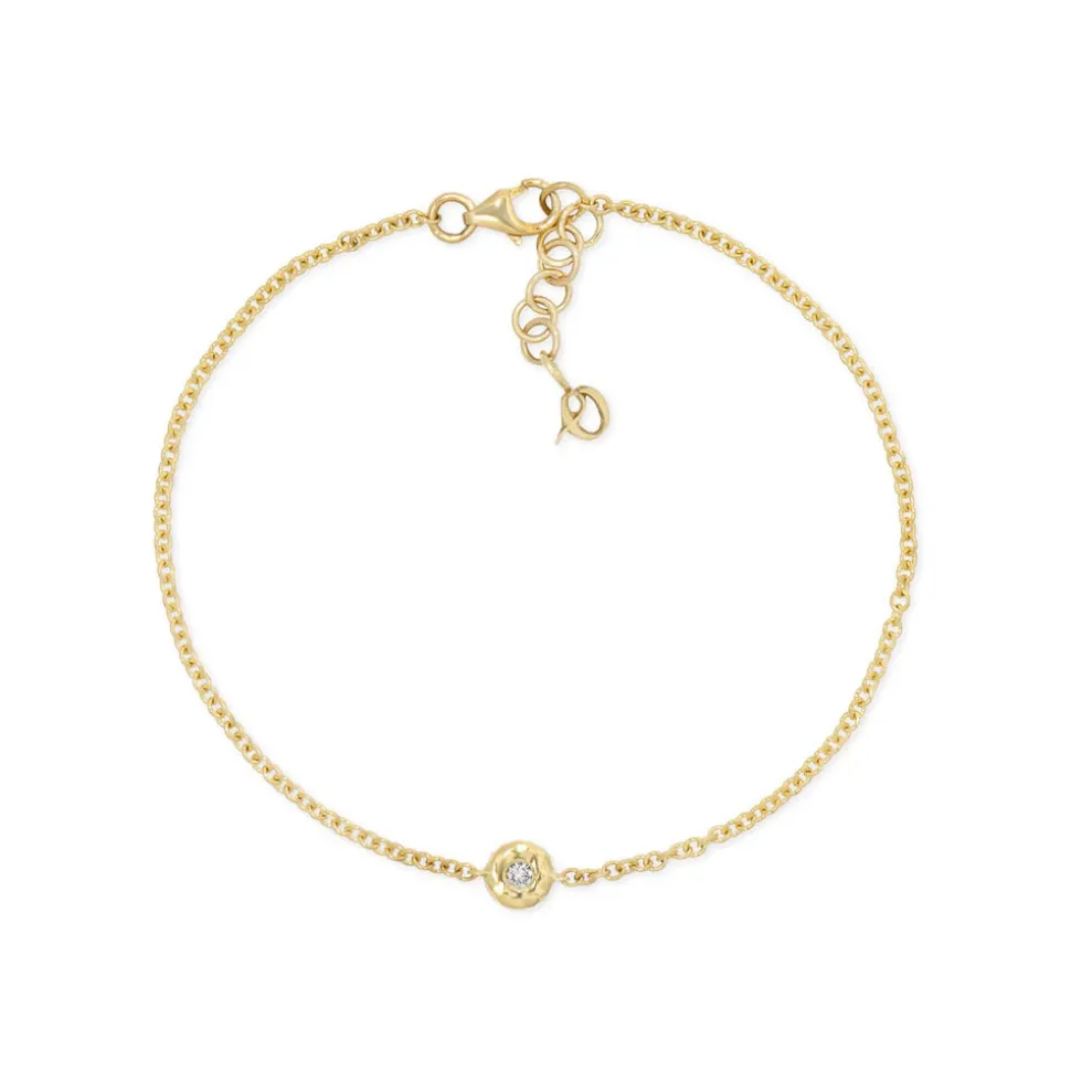 Nesting Gem Bracelet in Diamond