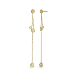 Nesting Gem Gradual Drop Earrings