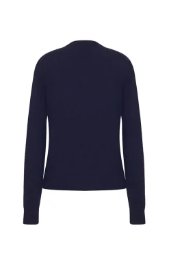 Never A Root Crewneck in Navy