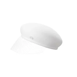 New Bonnie Felt Beret With Veil
