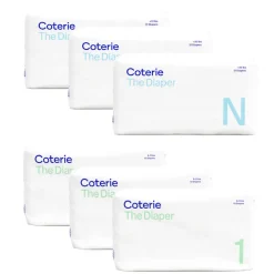 Newborn Ultra Soft Diapers Starter Kit, 1-Month Supply