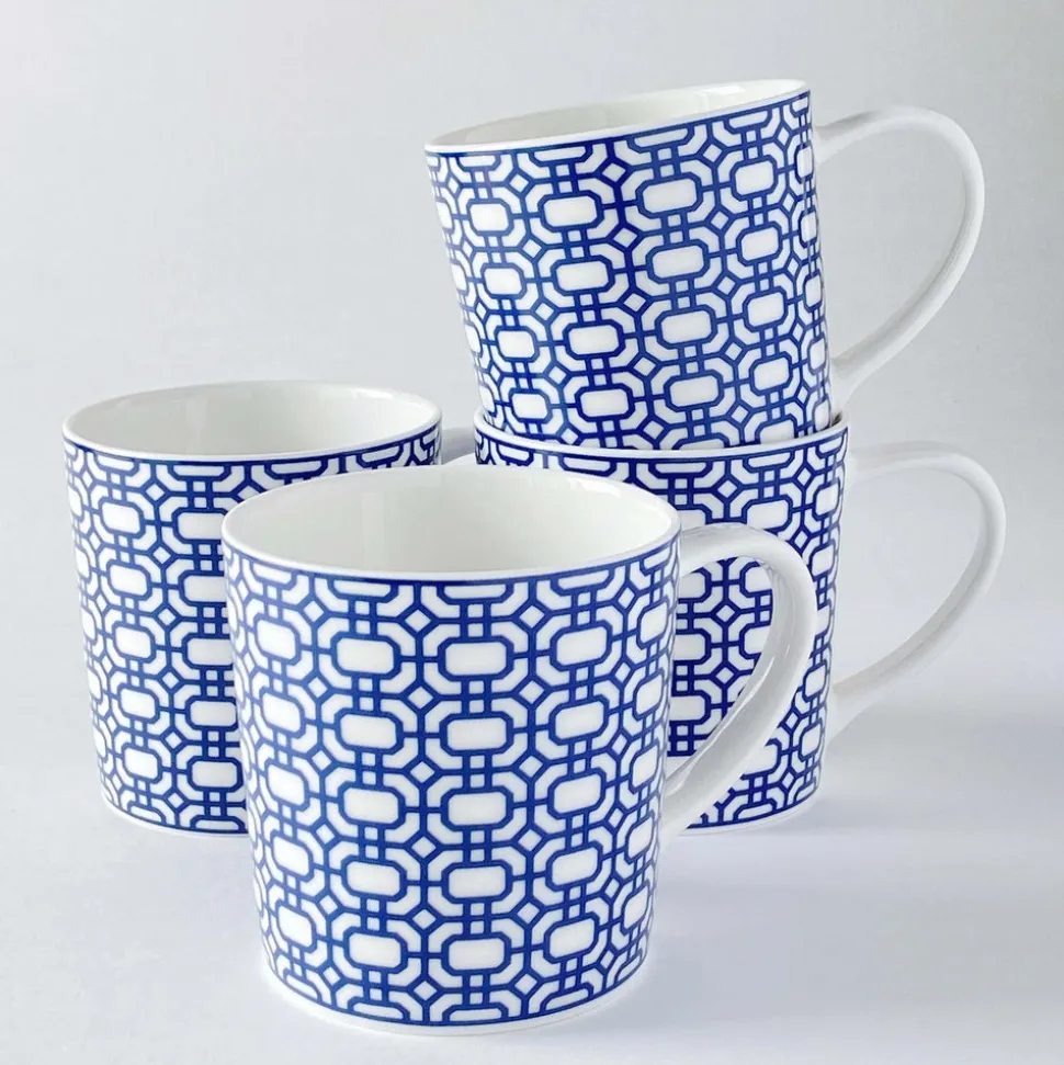 Newport Garden Gate Mug Blue