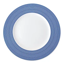 Newport Racing Stripe Rimmed Dinner Plate