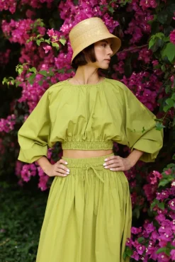 Newport Skirt in Sweet Lime