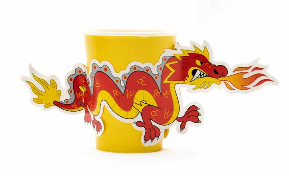 Ninja Cups with Dragon Sleeves