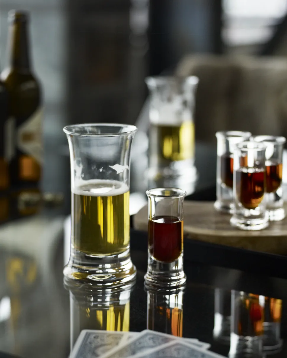 No. 5 Beer Glass Clear