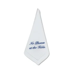 No Phone Dinner Napkins, Set of 4