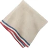 Normandy Napkins in Red, Natural, & Blue Stripes, Set of 4