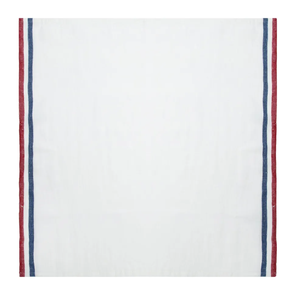 Normandy Napkins in Red, White, & Blue Stripes, Set of 4