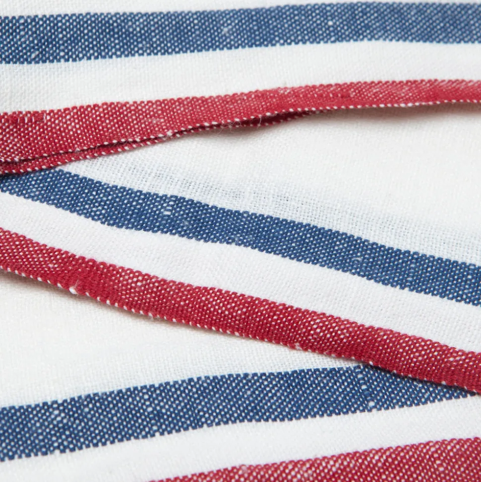 Normandy Napkins in Red, White, & Blue Stripes, Set of 4