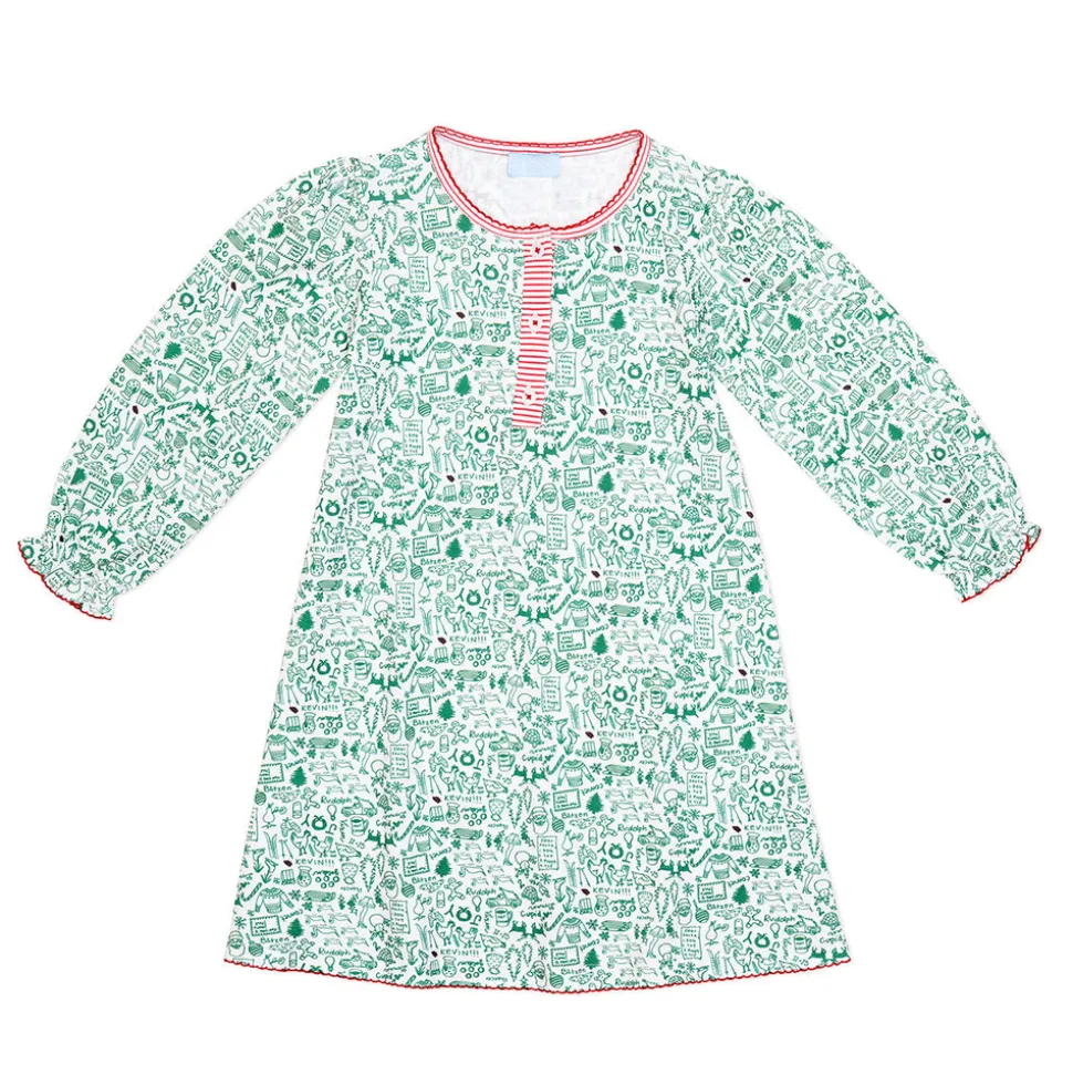 North Pole Christmas Girls Tess Lounge Dress