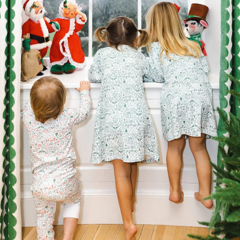 North Pole Christmas Girls Tess Lounge Dress