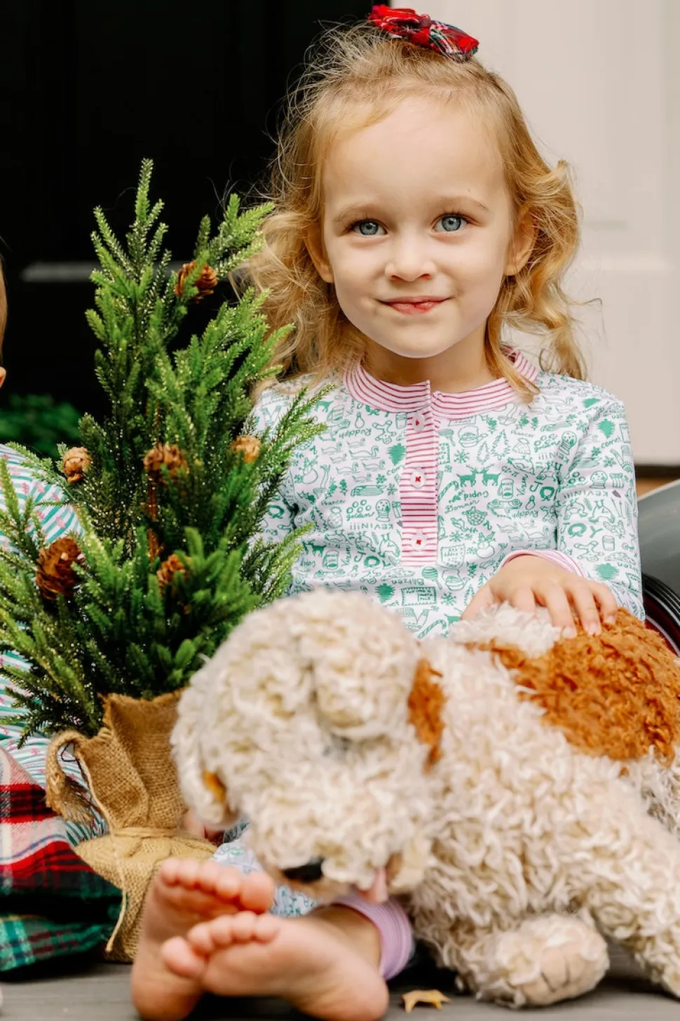 North Pole Christmas Two-Piece Kids Henley Pajamas