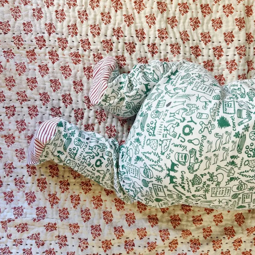 North Pole Christmas Zip Baby Onesie