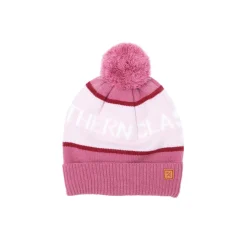 Northern Classics Knit Pom Hat in Rose Pink & Ballerina Pink