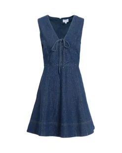 Nova Dress in Classic Indigo Blue