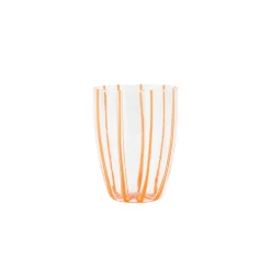 Nuovo Stripe Tall Tumbler in Orange