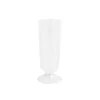 Nuovo Stripe White Champagne Glass