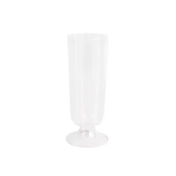 Nuovo Stripe White Champagne Glass