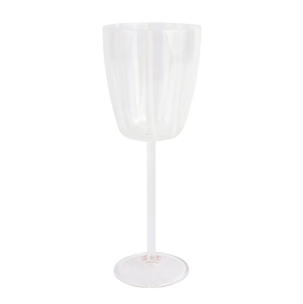 Nuovo Stripe White Wine Glass
