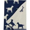 Nursery Blanket in Navy Lab