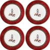 Nutcracker Salad / Dessert Plate, Set of 4