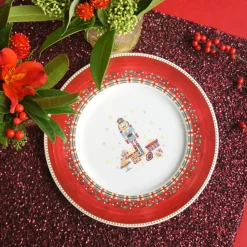 Nutcracker Salad / Dessert Plate, Set of 4