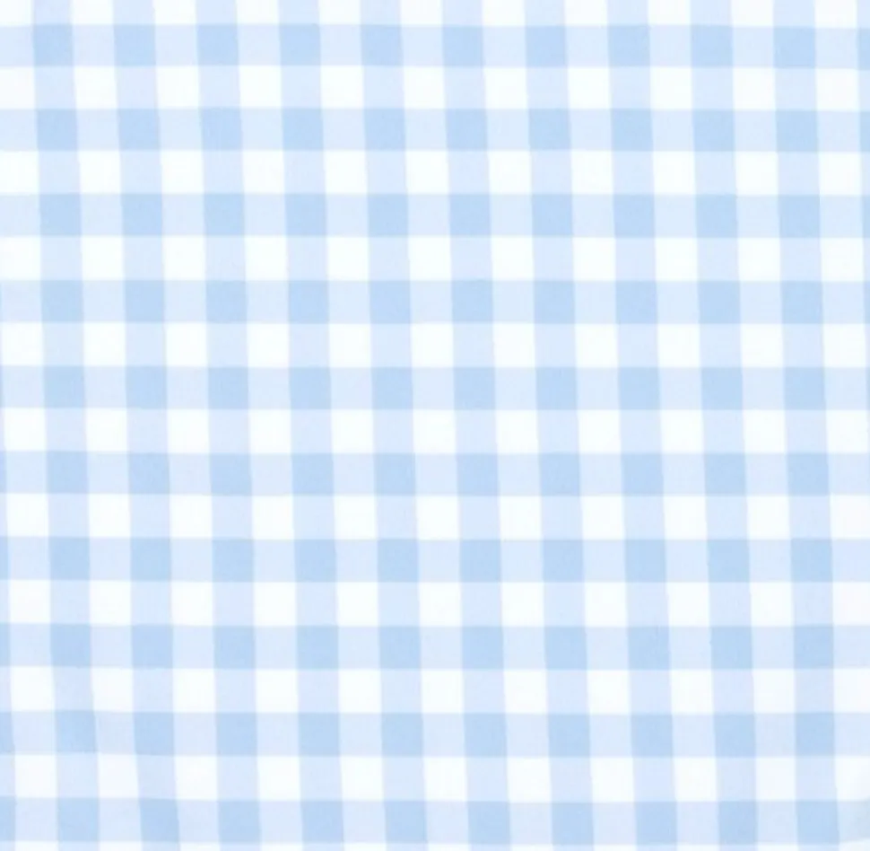 Oasis Blue Gingham Diaper Bloomer Cover