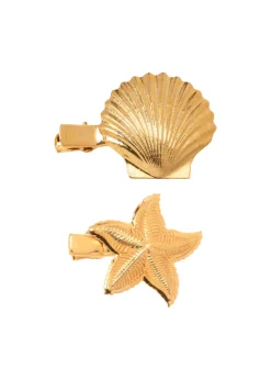 Oceane Barrettes in Gold