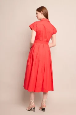 Octavia Dress in Red