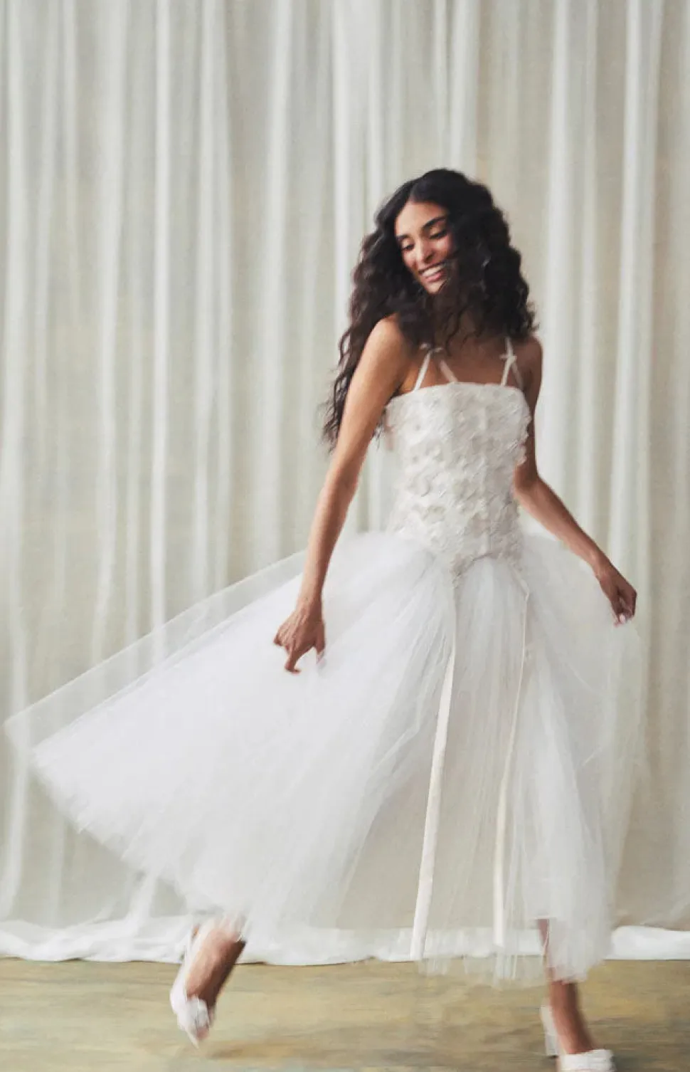 Odette Skirt in Ivory Tulle