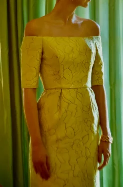 Off-The-Shoulder Slim Gown