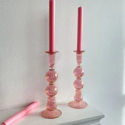Ombo Glass Candlestick
