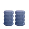 Opaque Ripple Cup, Set of 2