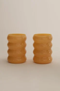 Opaque Ripple Cup, Set of 2