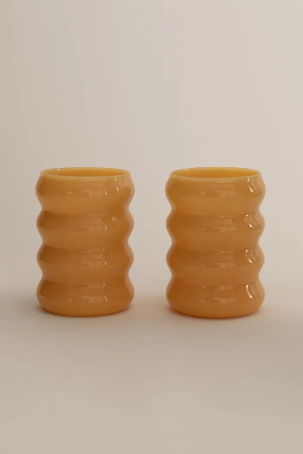 Opaque Ripple Cup, Set of 2