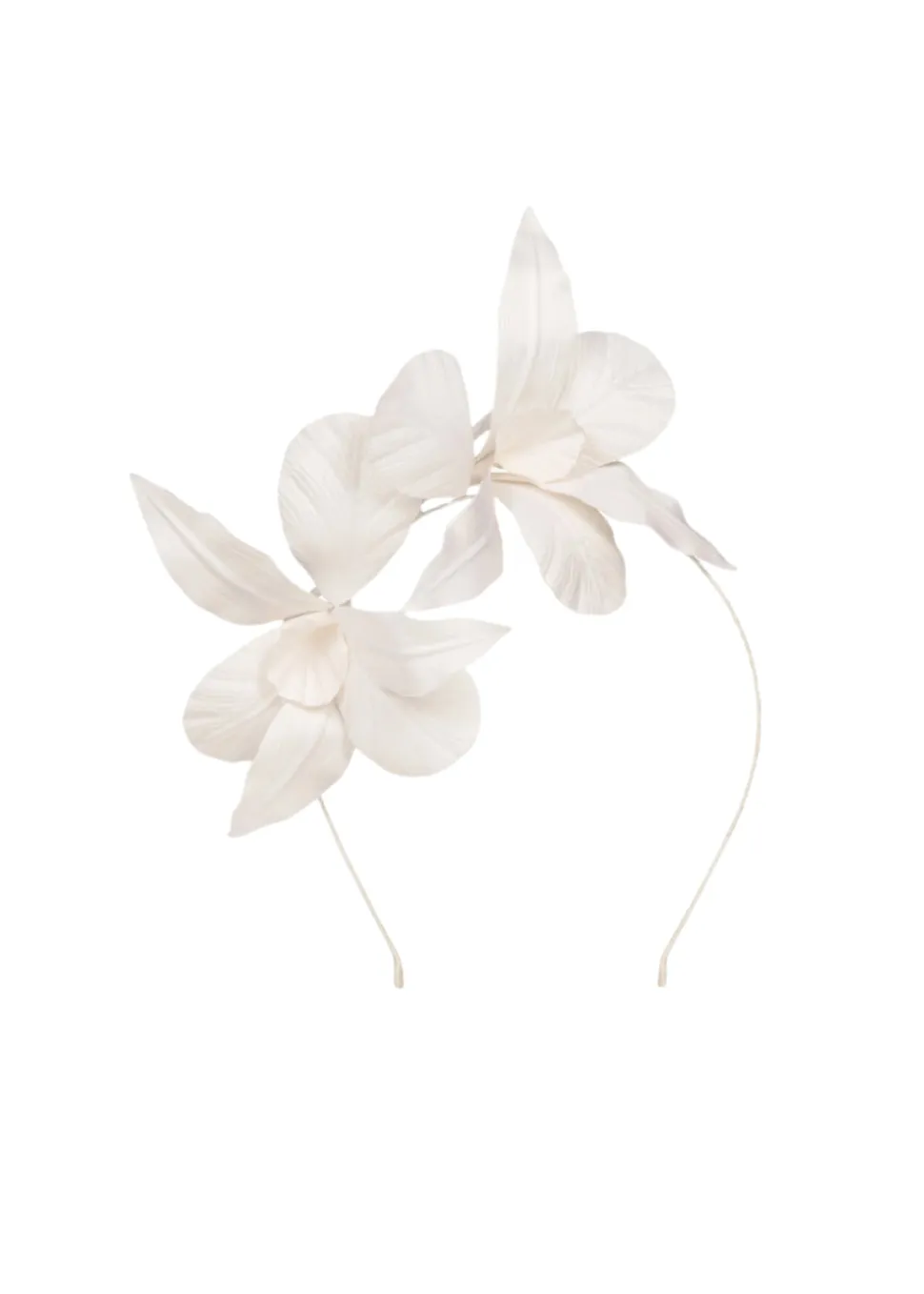Orchid Vine Headband in Cream